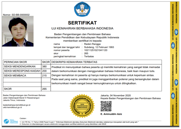 SERTIFIKAT UKBI